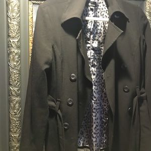 AB Studio trench style suit jacket